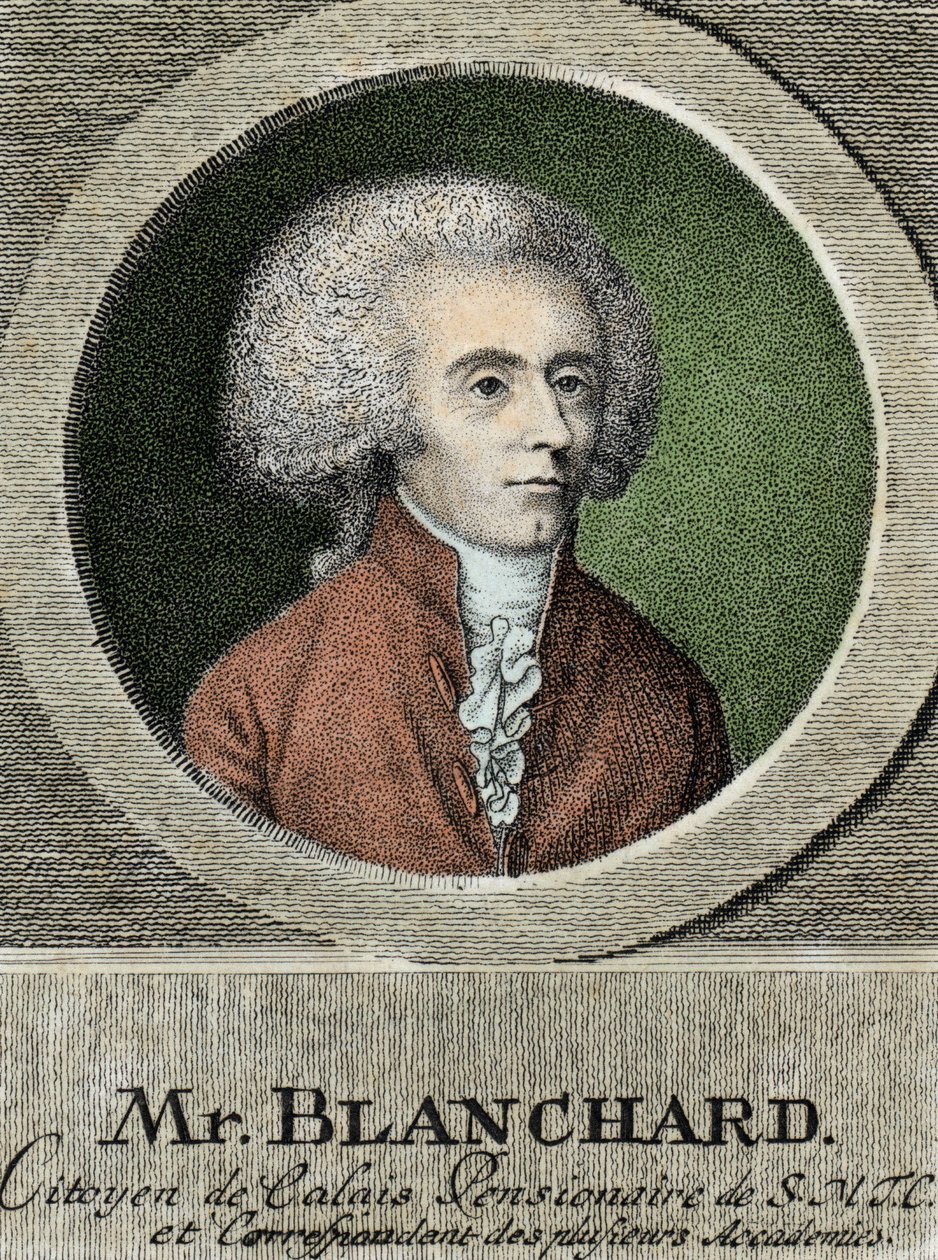 Jean Pierre (Jean-Pierre) Blanchard (1753-1809) francia légijármű portréja. alkotó: French School
