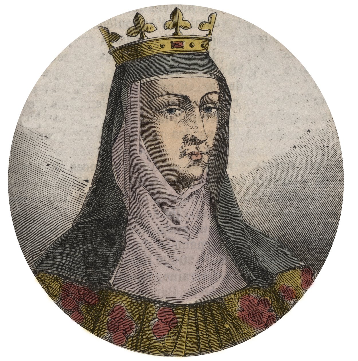 Jeanne of France (1464-1505) (vagy Valois) francia királynő portréja, XII. Lajos felesége – Jeanne of France és Valois (1464-1505) alkotó: French School