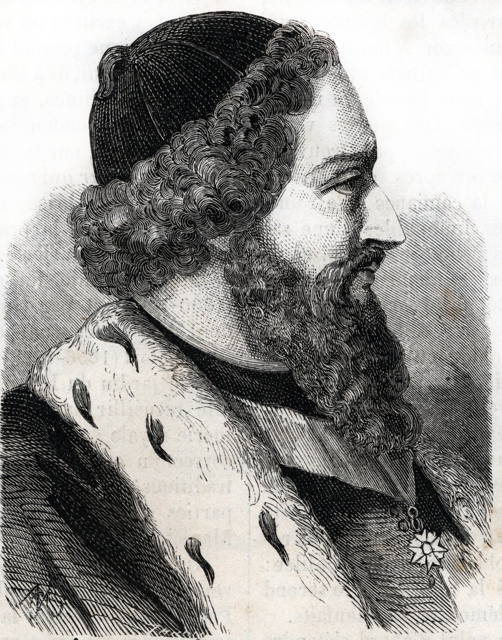 Joseph Pitton de Tournefort (1656-1708) portréja (metszet) alkotó: French School