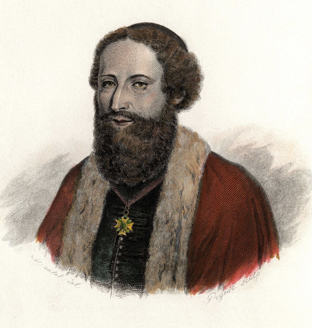 Joseph Pitton de Tournefort (1656-1708), francia utazó és botanikus portréja. A „” Hasznos férfiak portréiban”” alkotó: French School