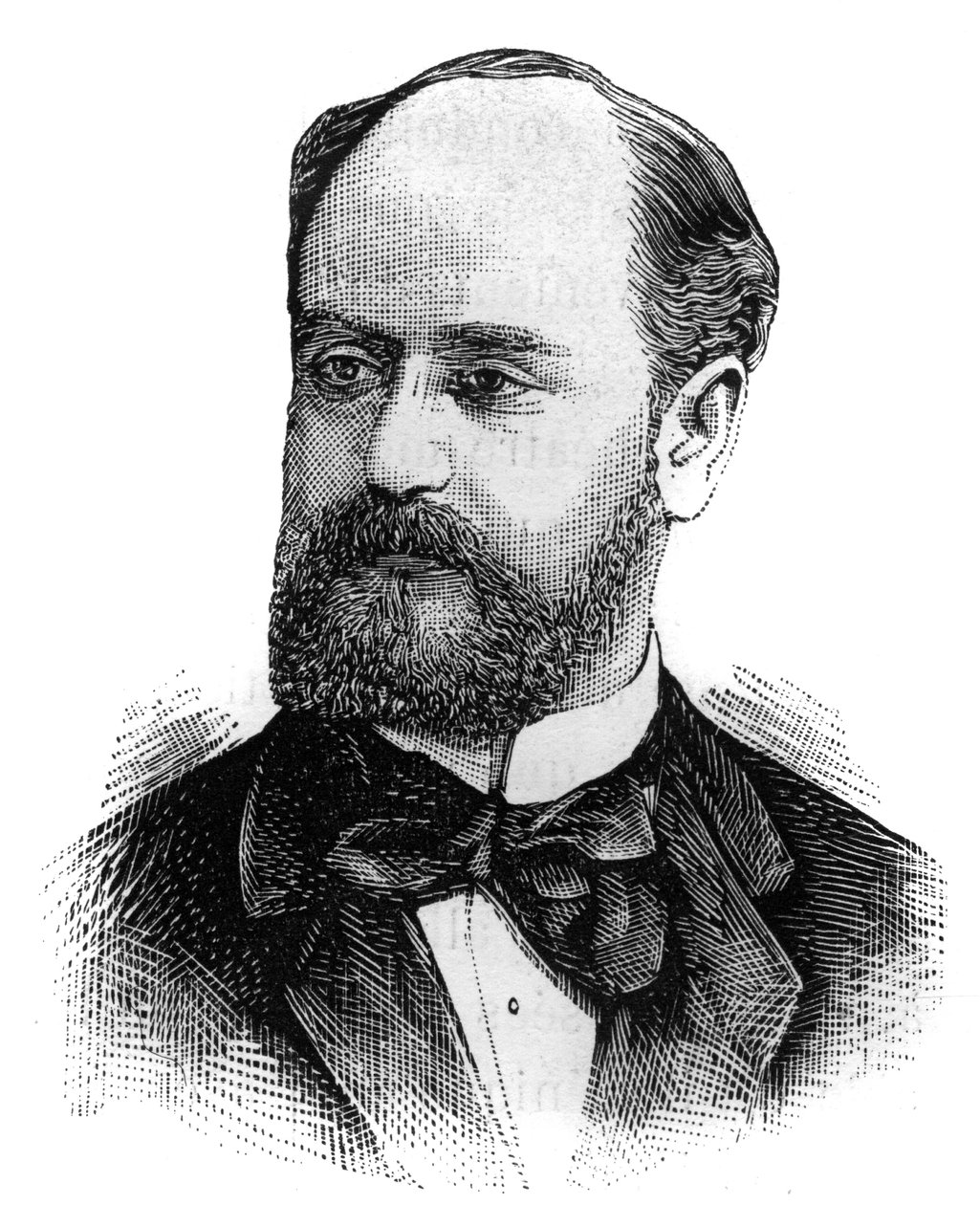 Jules Develle (1845-1919) francia politikus portréja. Gravírozás „Az illusztrált világban”, január 16 alkotó: French School