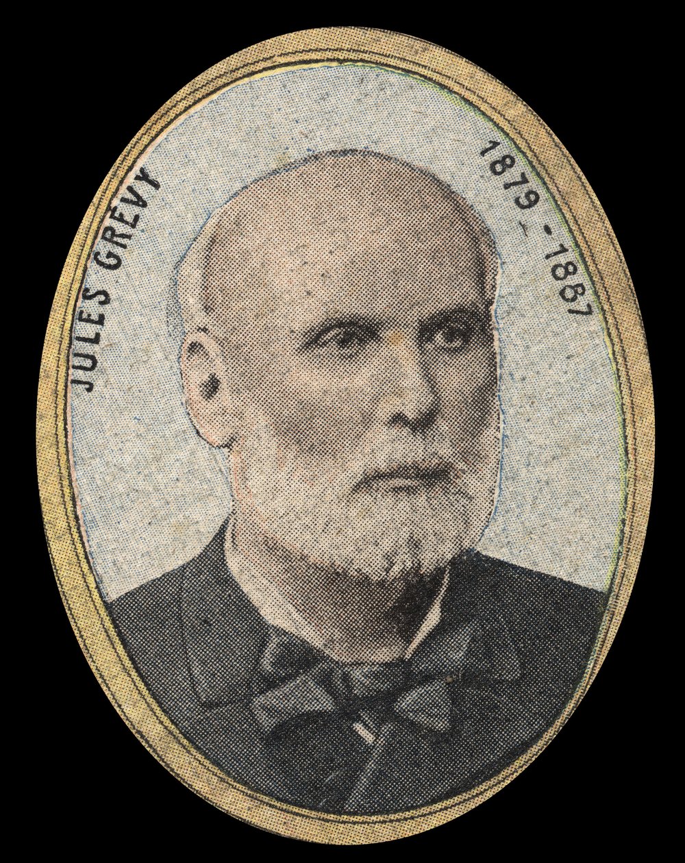 Jules Grevy (1807-1891) köztársasági elnök portréja. alkotó: French School