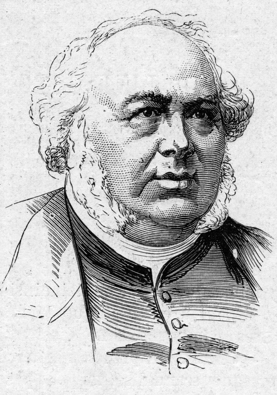 Jules Janin (1804-1874) francia regényíró, kritikus és akadémikus portréja. Metszet a „” Le Monde Illustré”” 883. számában, 1874. március 14. alkotó: French School