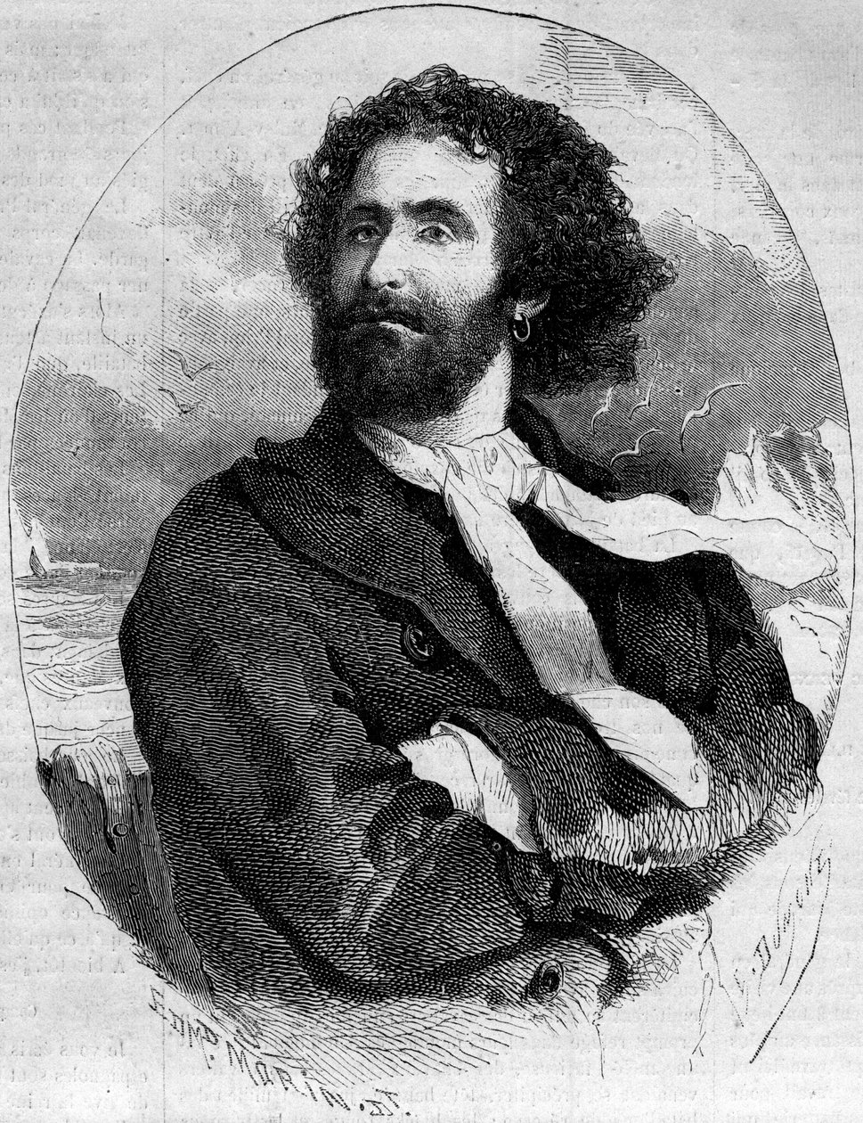 Lafontaine portréja (Henry Lafontaine alkotó: French School