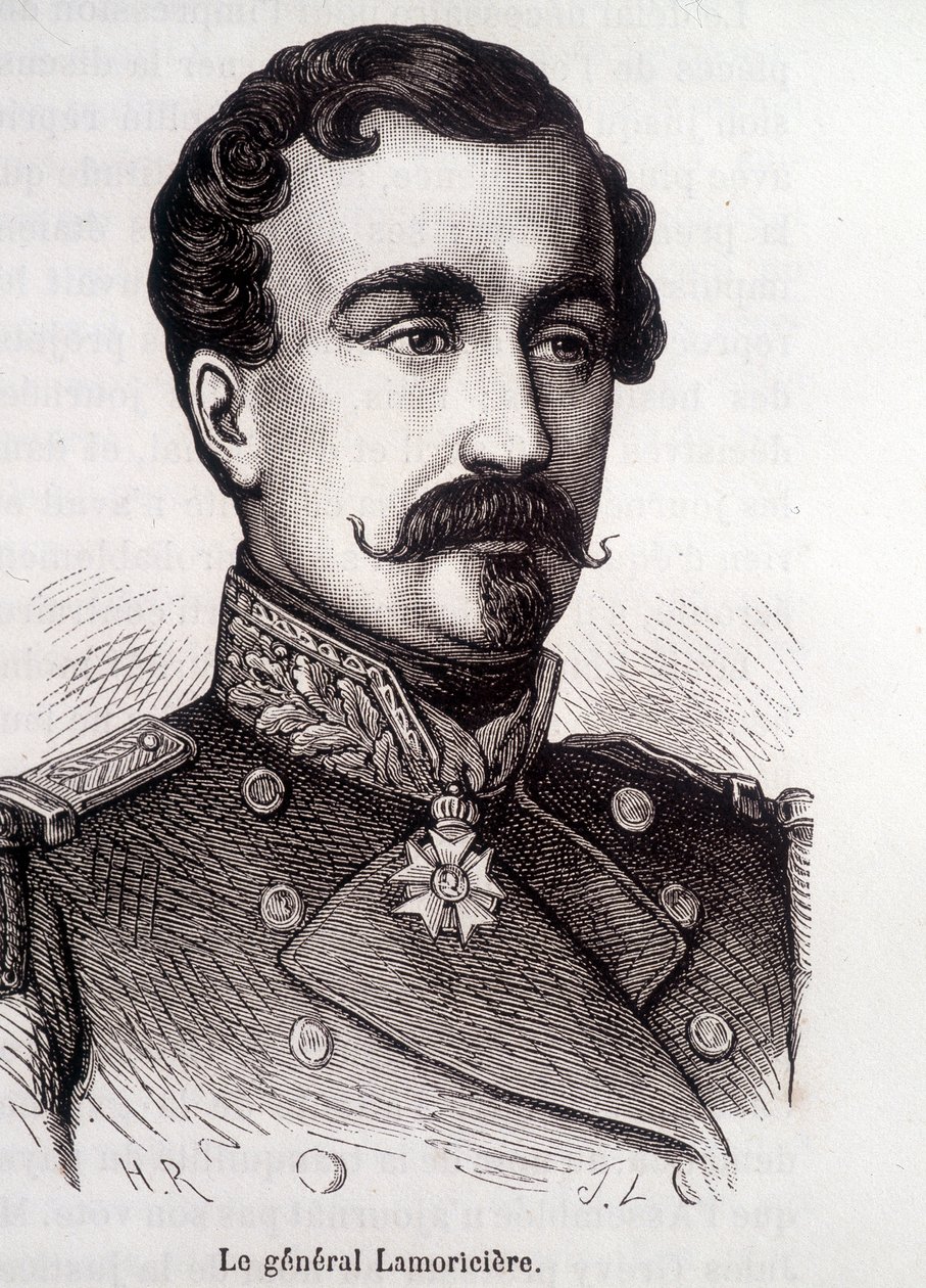 Lamoricière francia tábornok és politikus (1806-1865) portréja alkotó: French School