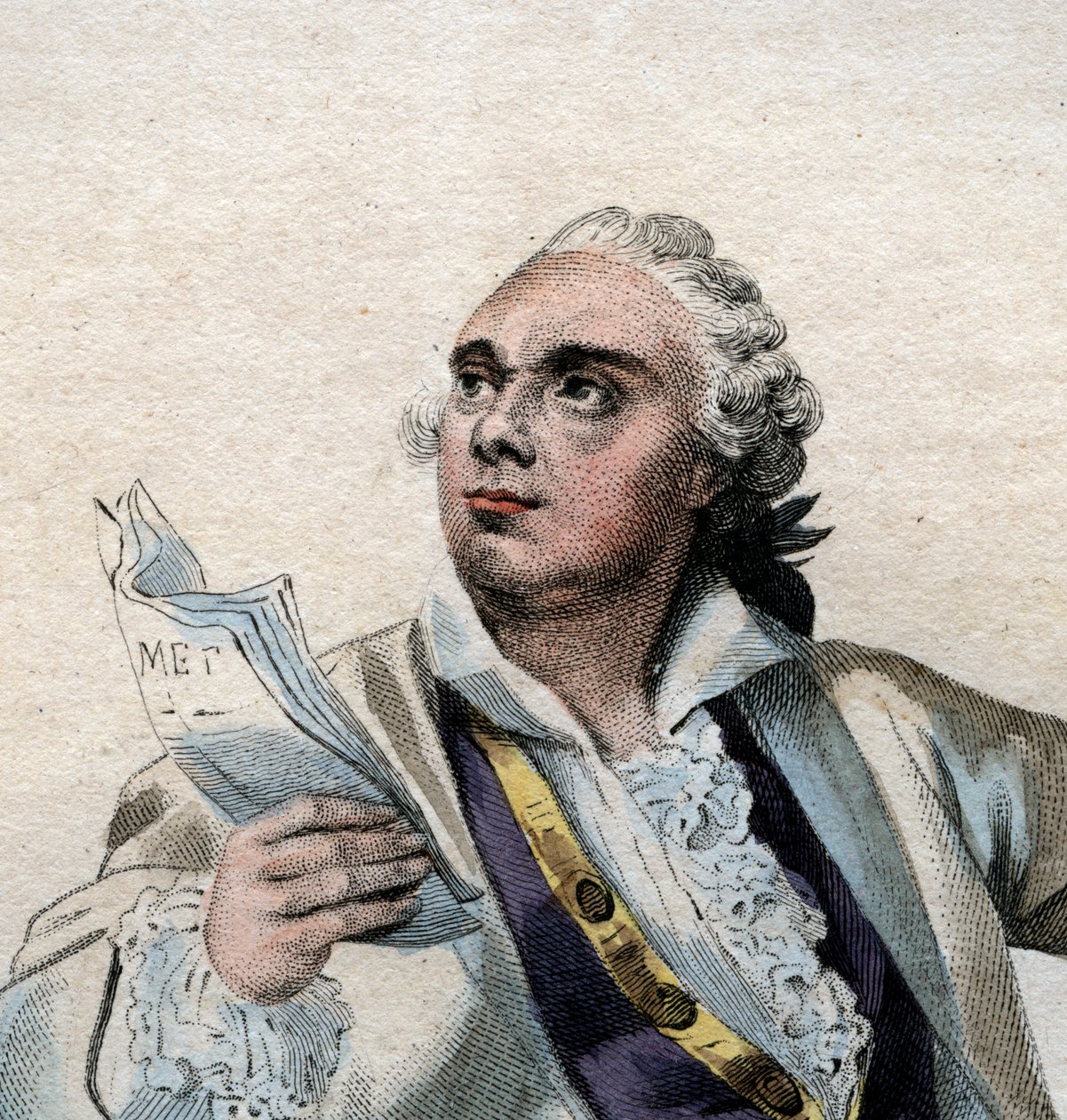 Lekain (1729-1778) francia színész portréja. alkotó: French School