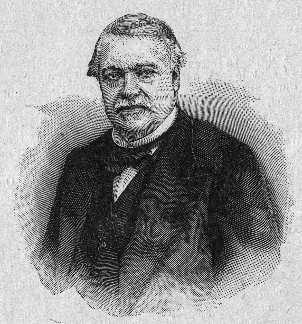 Leon Say (1826-1896) francia közgazdász és politikus portréja. Metszet az április 30-i „La gazette du dimanche”-ban alkotó: French School