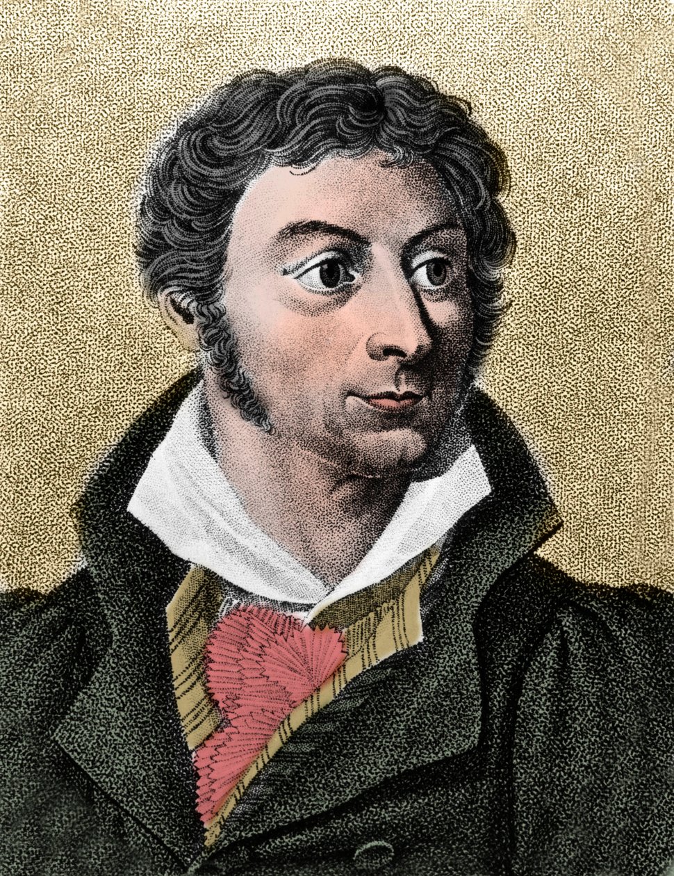 Lorenz Oken (1779-1851) portréja. német természettudós és filozófus alkotó: French School