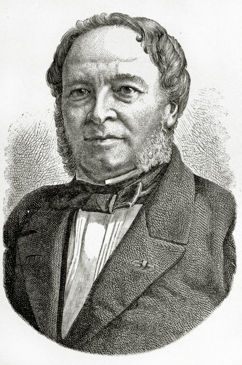 Louie Hachette portréja, 1893 alkotó: French School