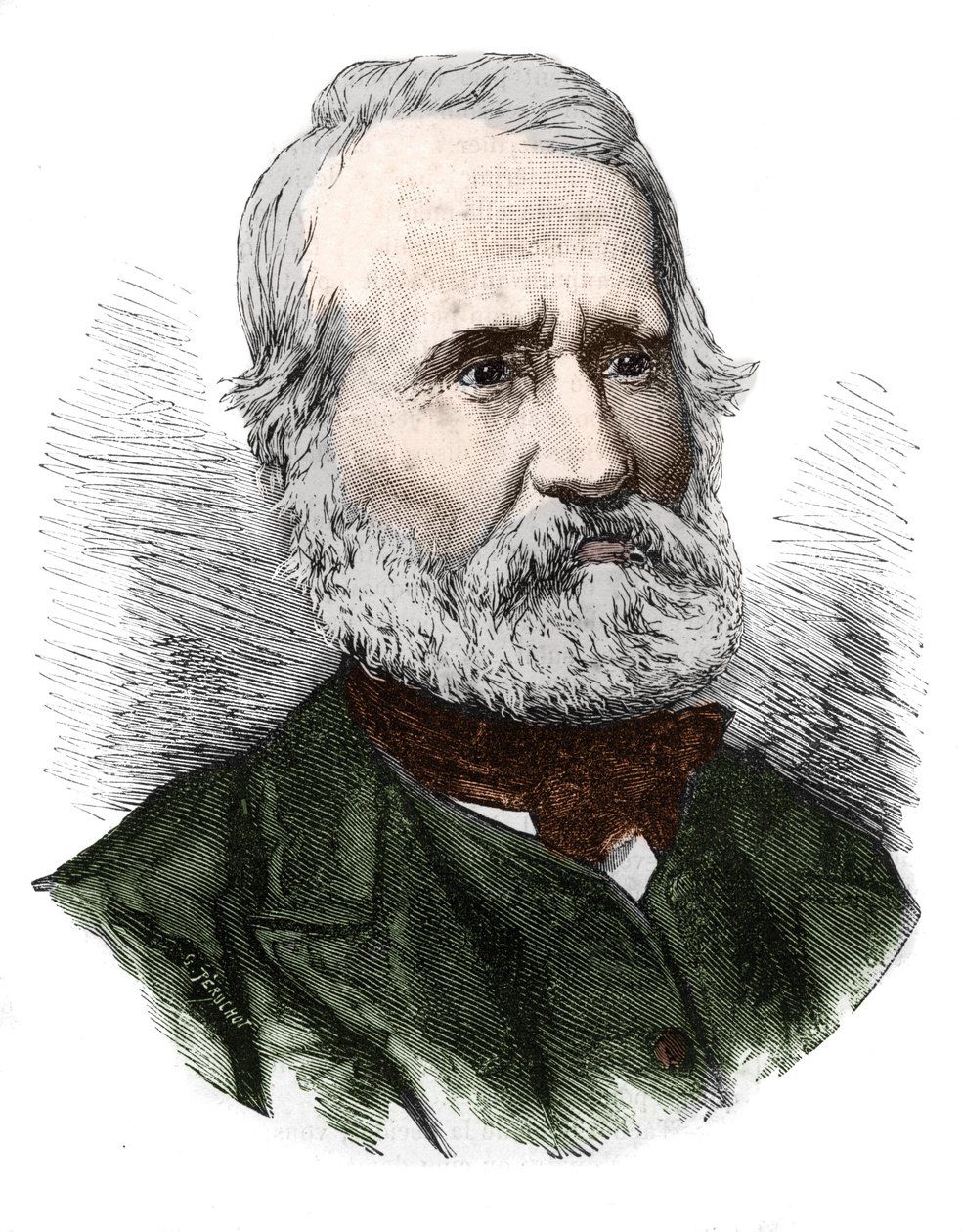 Louis-Auguste Blanqui portréja (Louis Auguste alkotó: French School