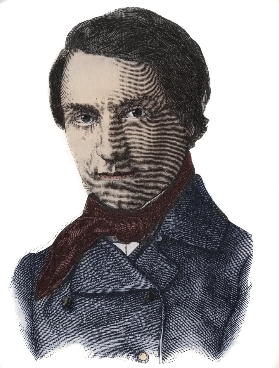 Louis Blanc francia politikus és történész (1811-1882) portréja alkotó: French School