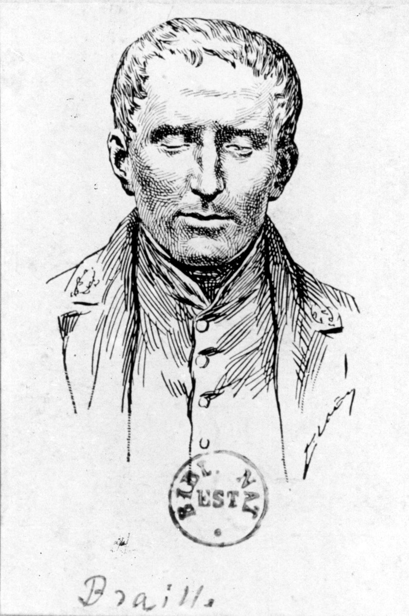 Louis Braille portréja (1809-1852) alkotó: French School