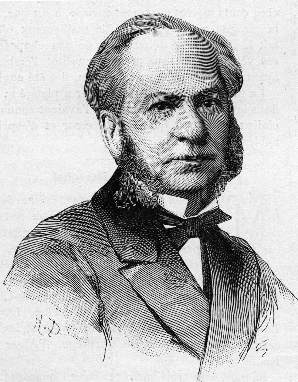 Louis Brandus portréja (1887) a 19. század híres zenei kiadója. alkotó: French School