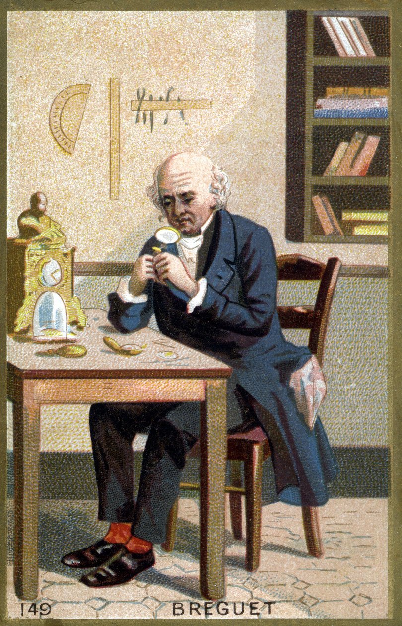 Louis Bréguet portréja. század végi kromolitográfiája. alkotó: French School