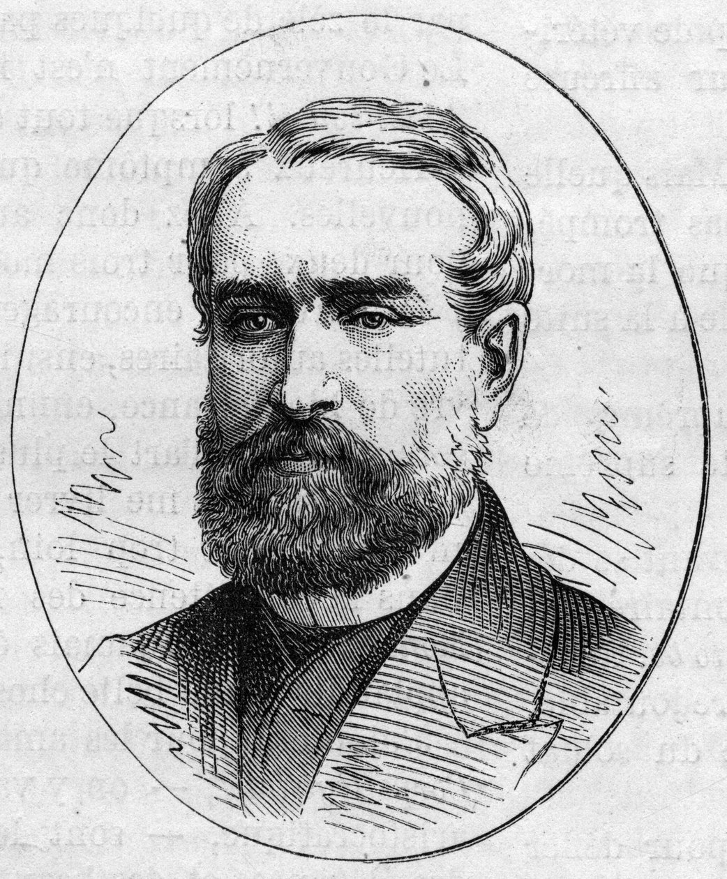 Louis Cabat (1812-1893) francia festő portréja. Metszet a „” Le Monde Illustré”” 890. számában, 1874. május 2.. alkotó: French School