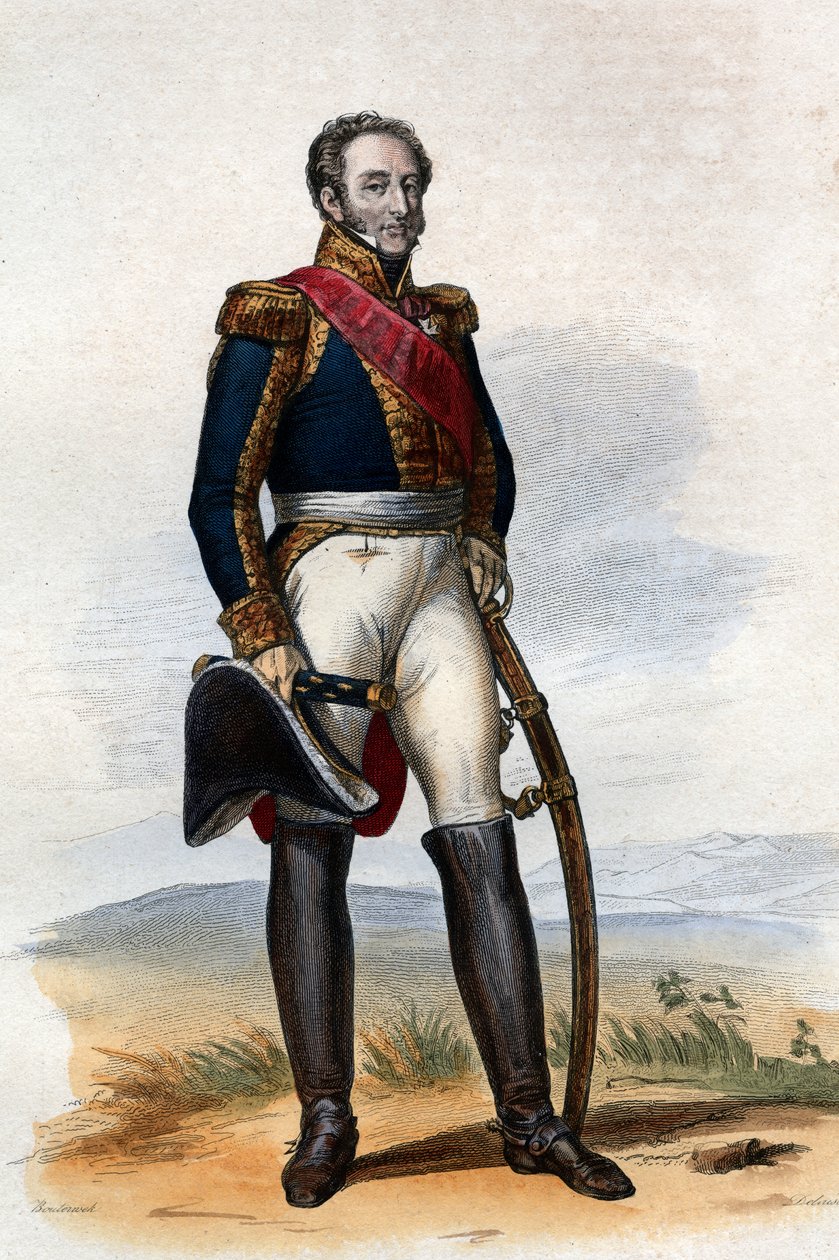 Louis Gabriel Suchet (1770-1826), dAlbufera 1. herceg és Franciaország marsalljának portréja. alkotó: French School