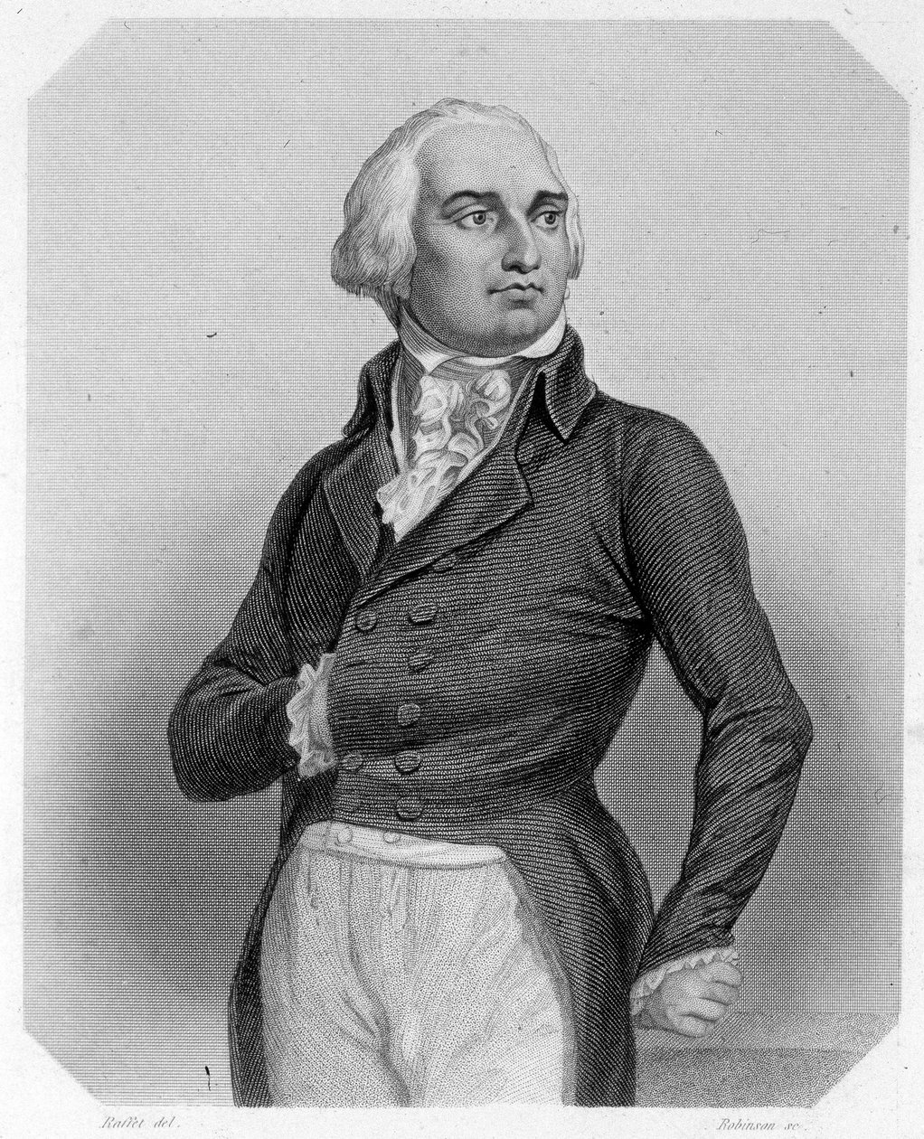 II. Fülöp József Lajos, Orléans és Chartres hercegének portréja, Philippe Egalité néven ismert. alkotó: French School