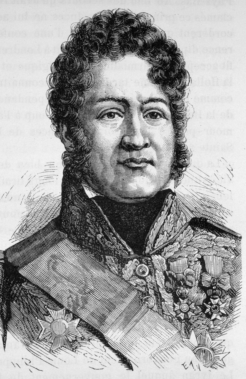I. Lajos Fülöp (1773-1850) portréja – Henri Martin „Franciaország története” című filmjében alkotó: French School