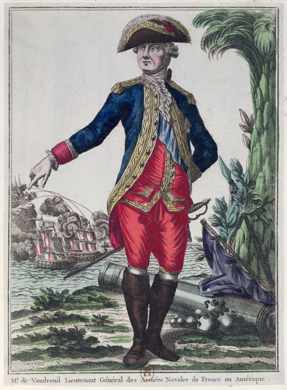 Louis Philippe de Rigaud (1723-1802) Vaudreuil grófjának portréja, 1780 körül alkotó: French School