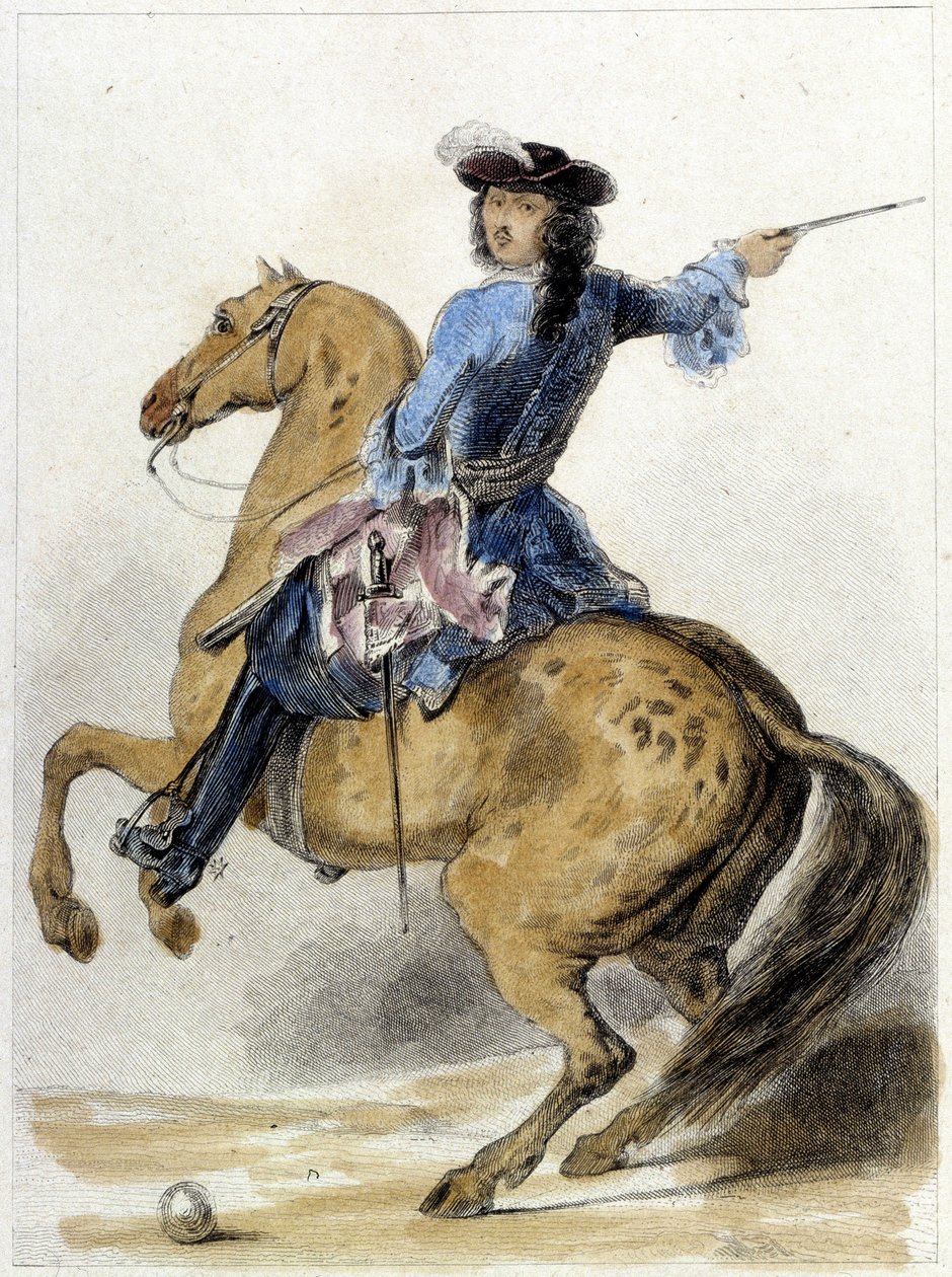 XIV. Lajos (1638-1715), francia király portréja. alkotó: French School
