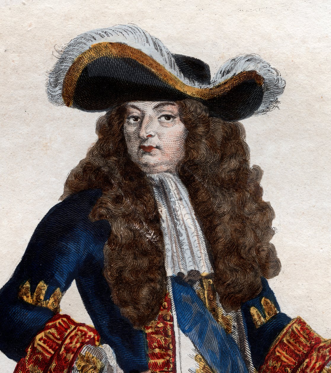 XIV. Lajos francia (1638-1715), francia király portréja. alkotó: French School
