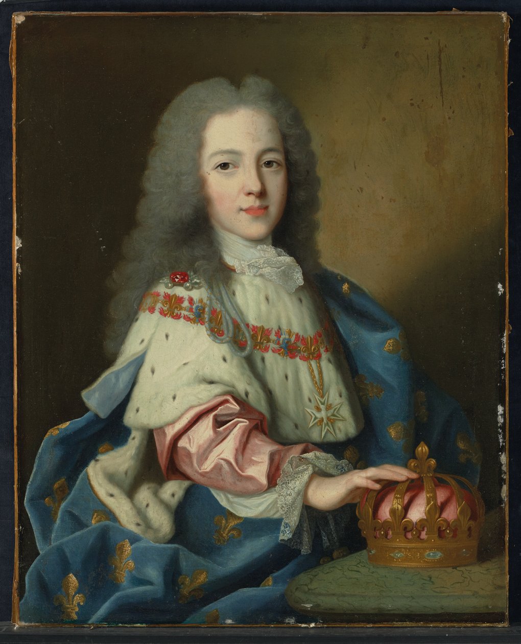 XV. Lajos gyermekkori portréja, 1720 körül alkotó: French School