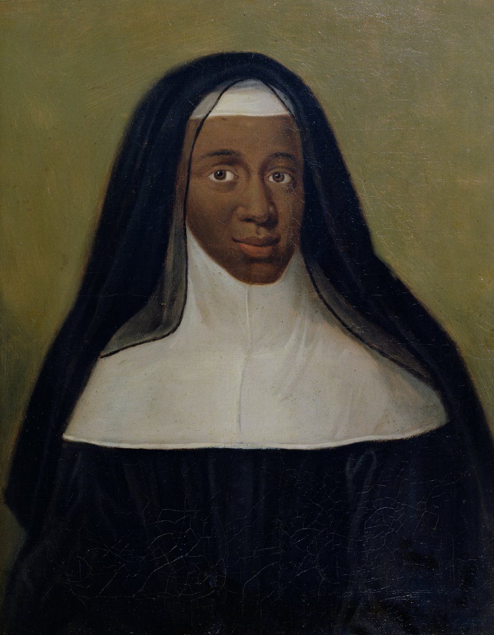 Louise-Marie-Therese (1664-1732) portréja, Moret fekete apácája alkotó: French School