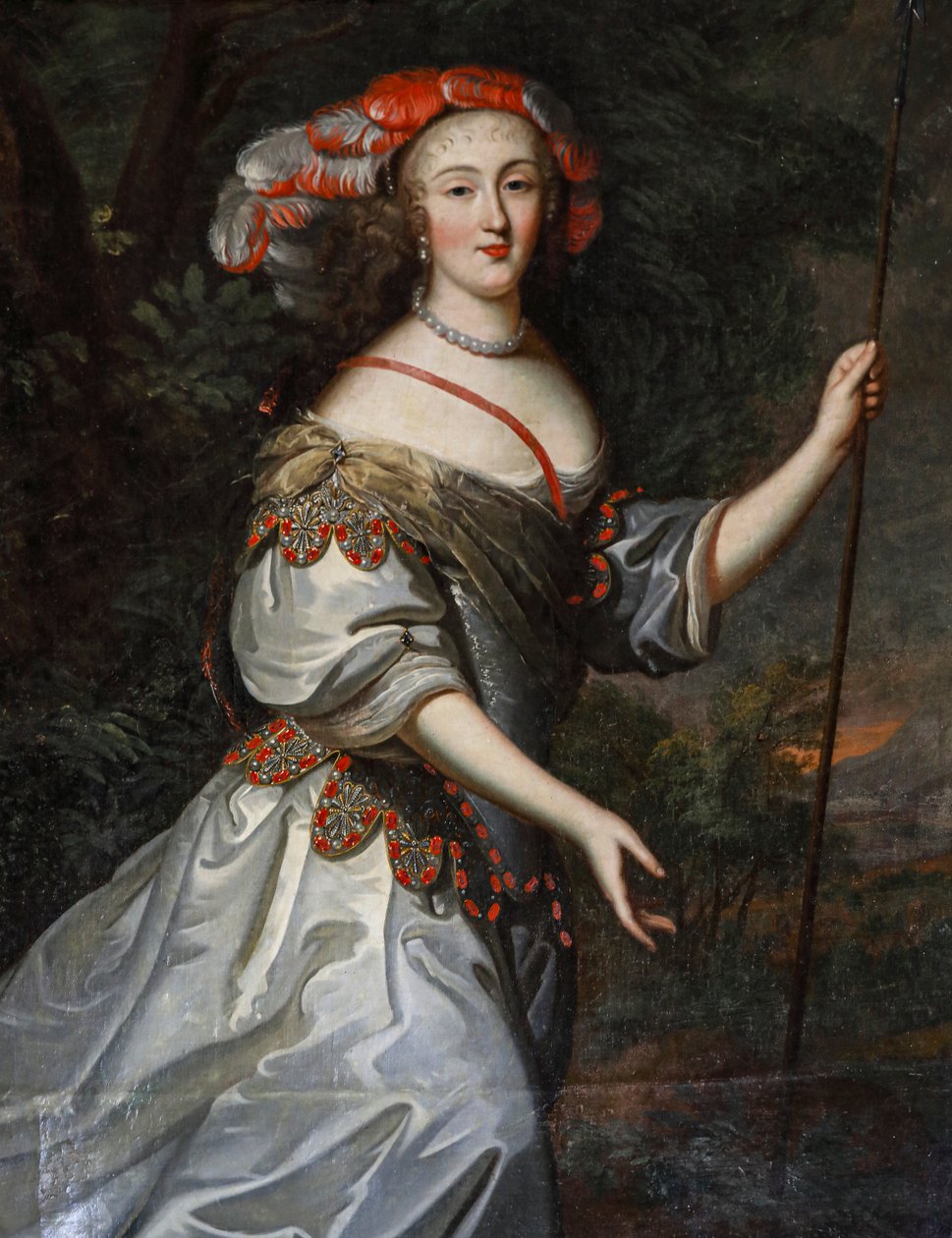 Lucie de Tourville portréja. Olajfestmény alkotó: French School