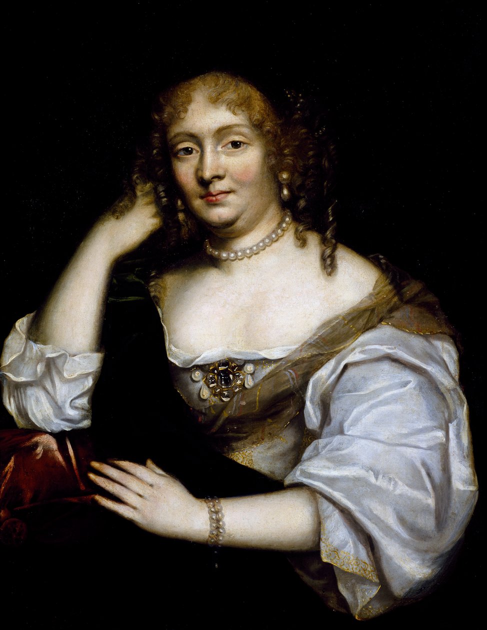 Madame de Sevigne portréja, 1670 után (olaj, vászon) alkotó: French School