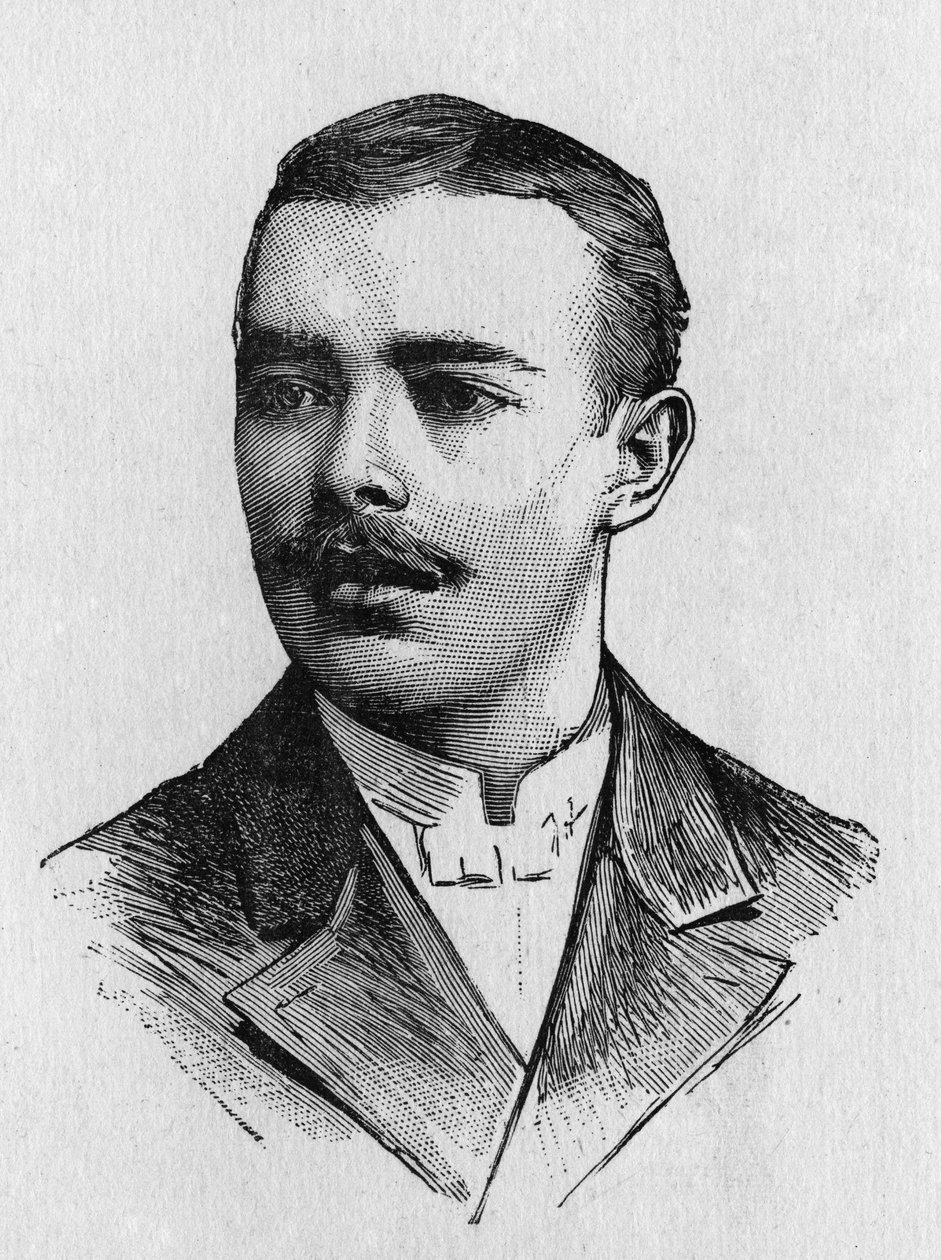 Mangot portréja, francia repüléstechnika - a „tudomány Albumában”; jeles tudósok; Nagy felfedezések””” 1896. alkotó: French School