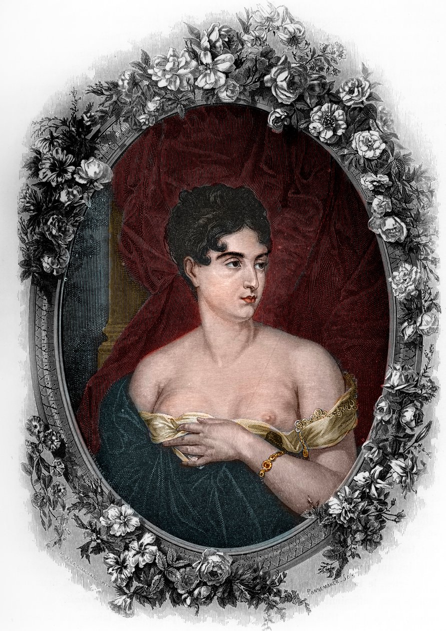 Marguerite Josephine Wiemer portréja (Marguerite Georges) alkotó: French School