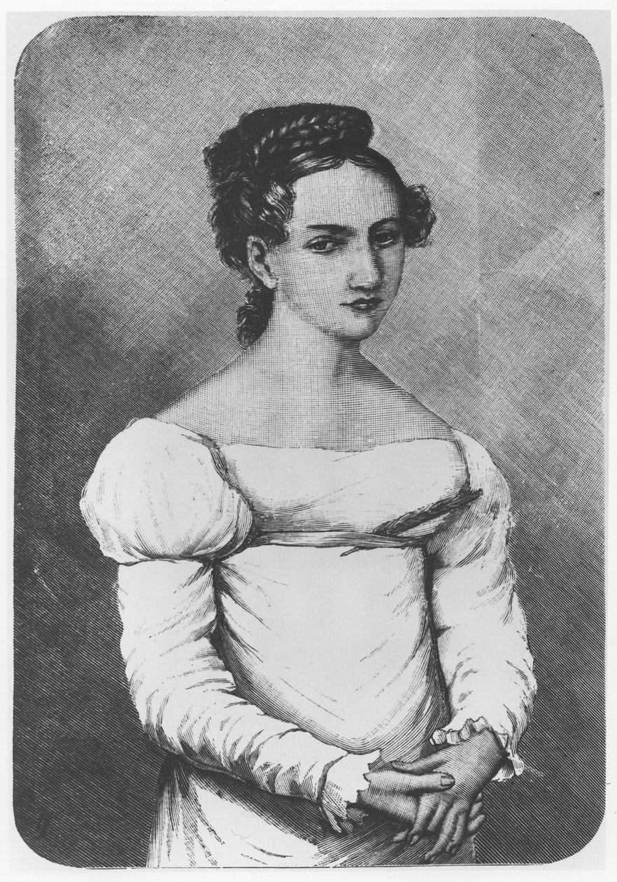 Wereszczaka Mária portréja alkotó: French School
