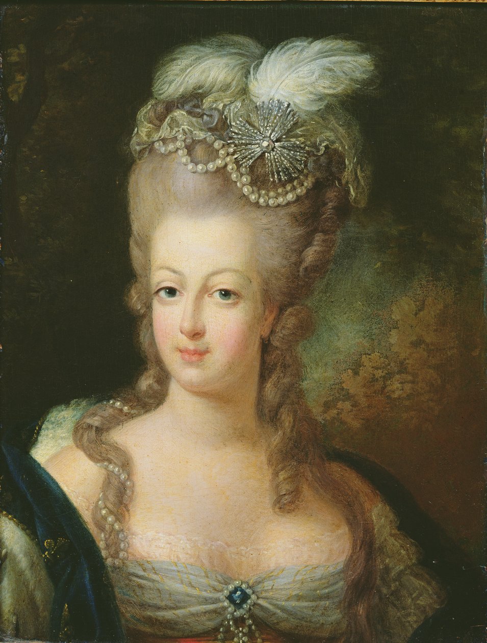 Habsburg-Lotaringiai Marie-Antoinette portréja (1755-93) alkotó: French School