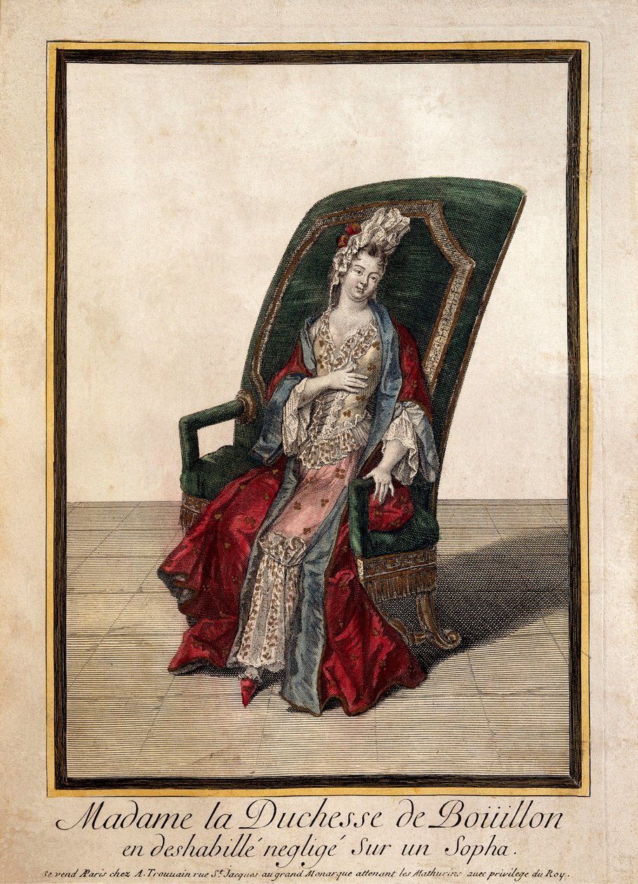 Marie Anne Mancini portréja (18. századi metszet) alkotó: French School