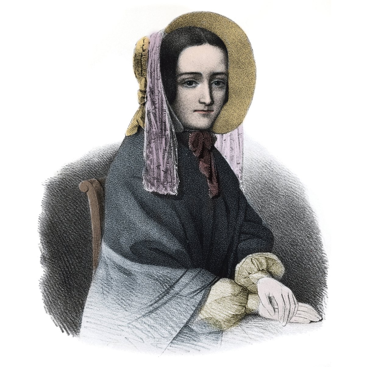 Marie Fortunee Capelle portréja, Marie Lafarge (Madame) (1816-1852) francia bűnöző”” metszet a XIX. alkotó: French School
