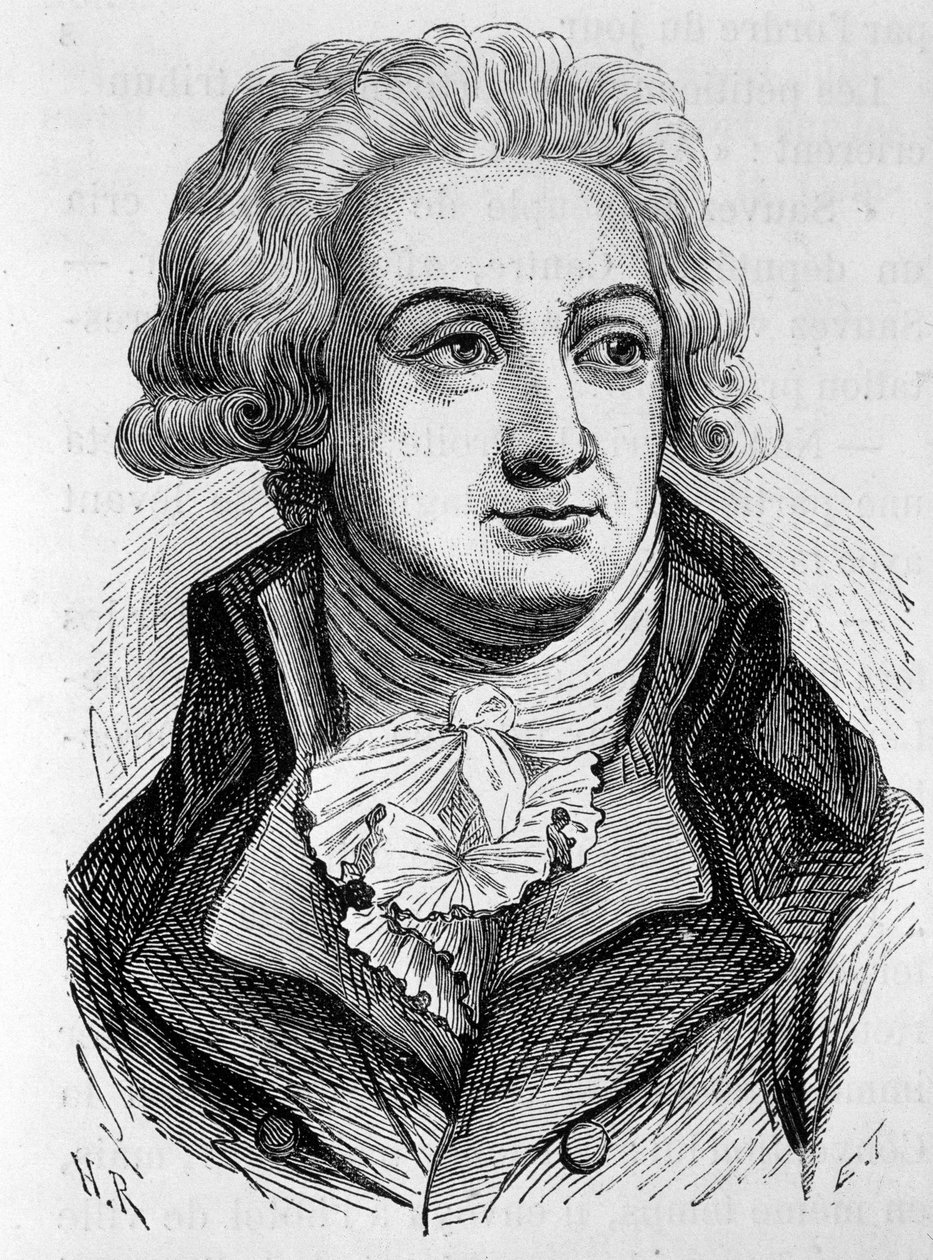 Marie Jean Herault de Sechelles (1759-1794), francia politikus portréja – Henri Martin „L’Histoire de France” című művében alkotó: French School