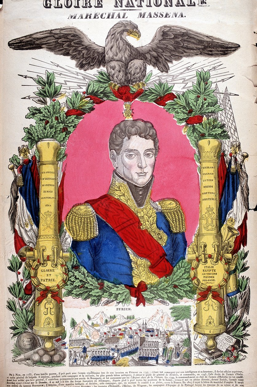 Massena marsall (1756-1817) portréja. alkotó: French School