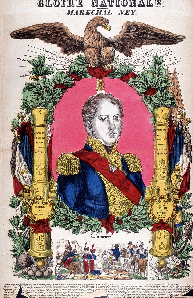 Michel Ney marsall (1769 - 1815) portréja. alkotó: French School