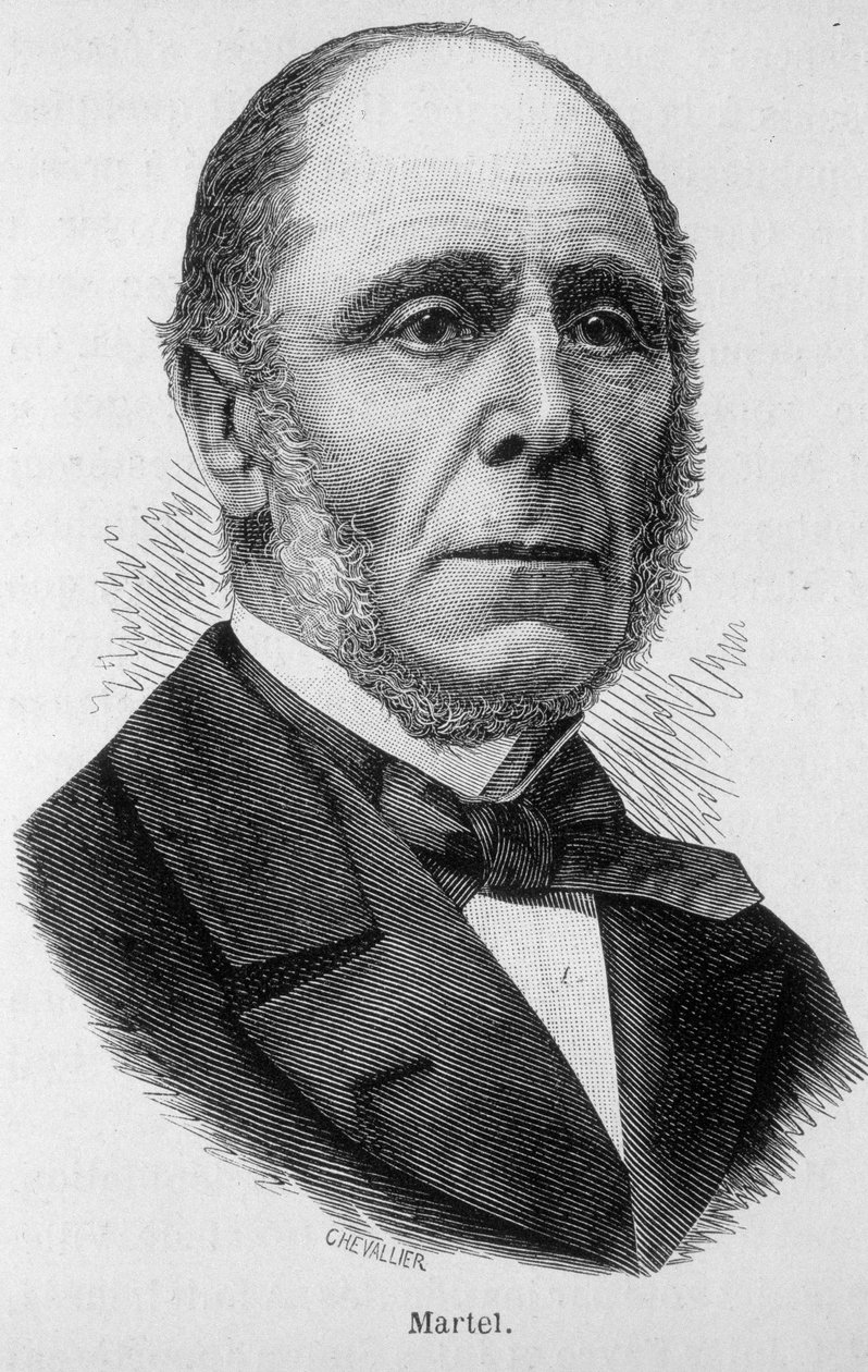Martel portréja (politikus – Thiers vezetése alatt) – Henri Martin „Franciaország története” című filmjében alkotó: French School