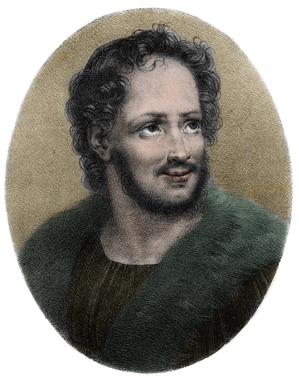 Mathurin Regnier francia költő (1573-1613) portréja - Mathurin Regnier (1573-1613) francia szatirikus portréja, Metszet alkotó: French School