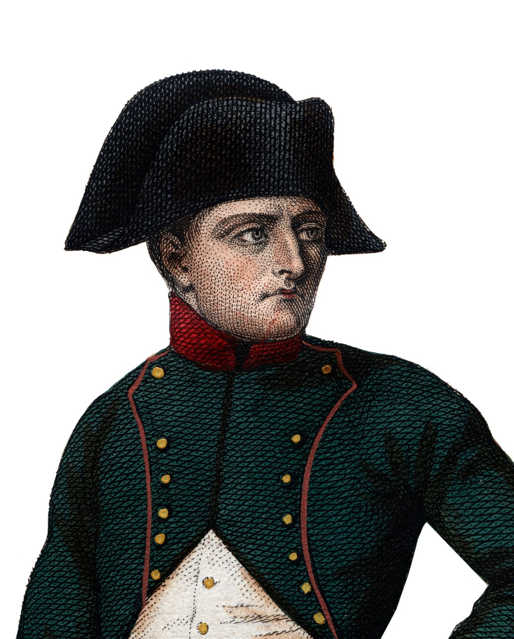 Napóleon Bonaparte (1768-1821) mint első konzul portréja. alkotó: French School