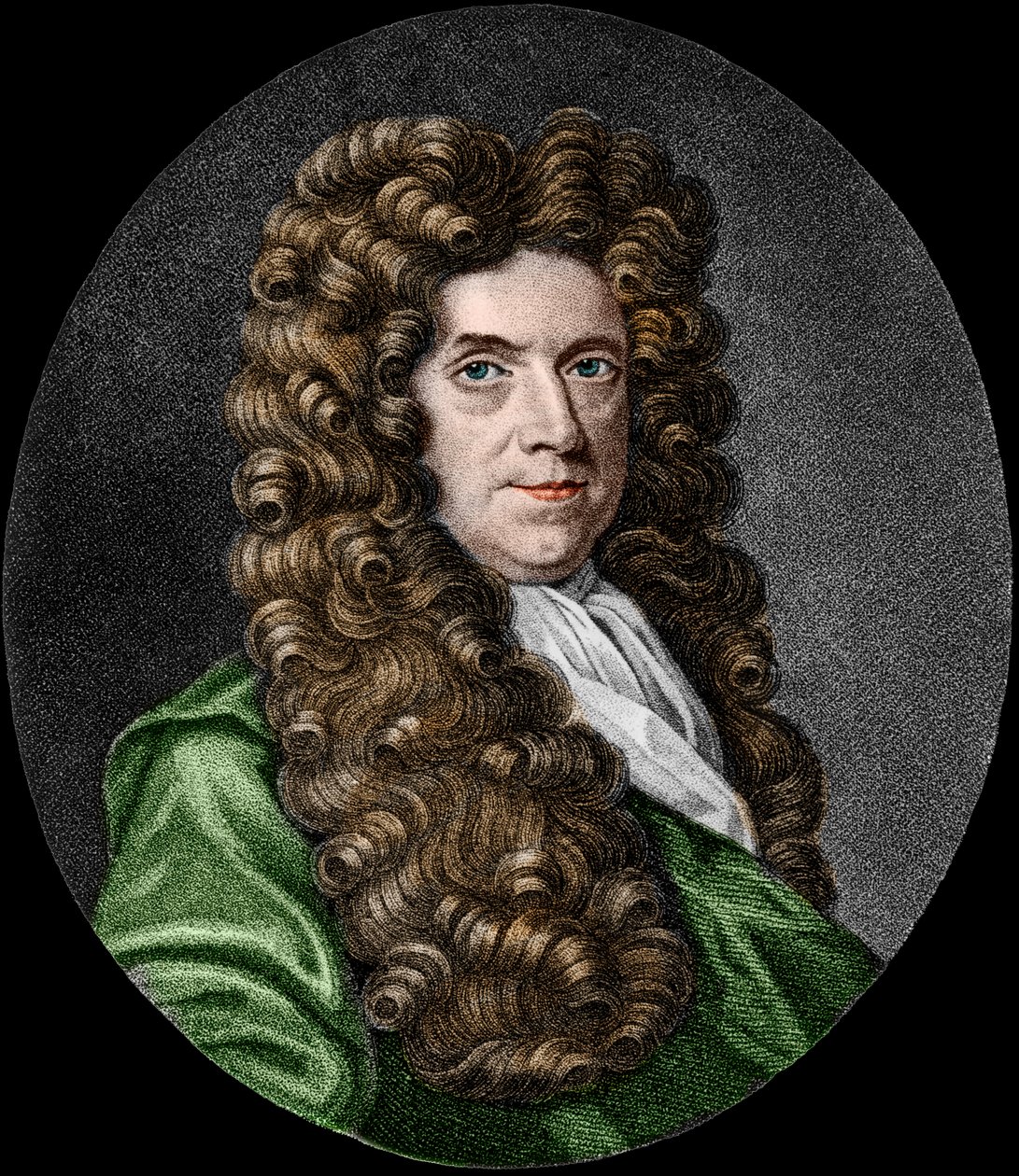 Neremiah Grew (1641-1721) portréja. angol botanikus. alkotó: French School