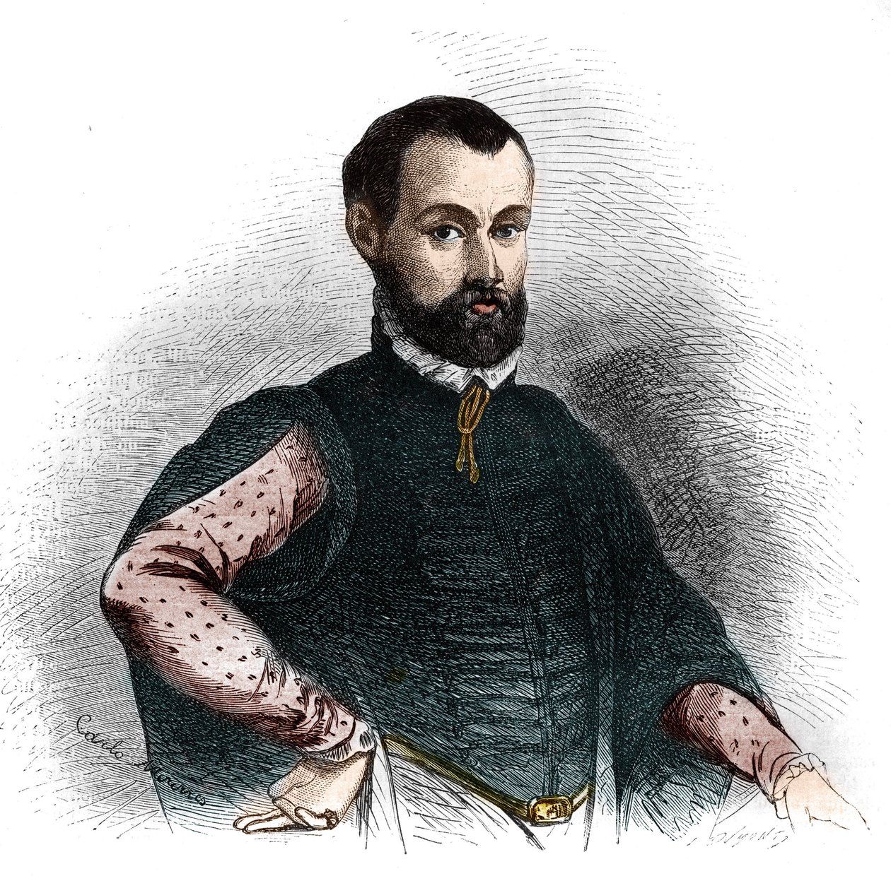 Niccolo portréja, Bernardo dei Machiavelli (Nicolas Machiavel alkotó: French School