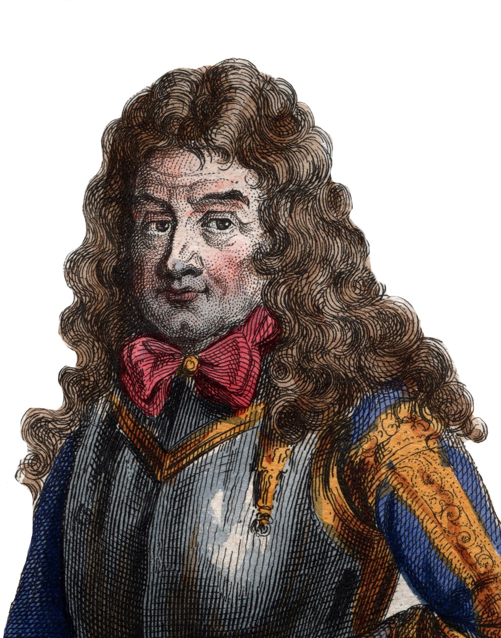 Nicolas Catinat de La Fauconnerie (1637-1712), francia katonai parancsnok és Franciaország marsalljának portréja. alkotó: French School