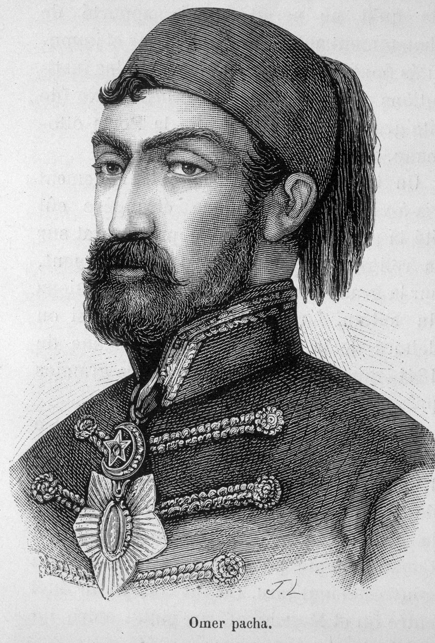 Omer Pacha portréja – Henri Martin „" Franciaország története" című filmjében alkotó: French School