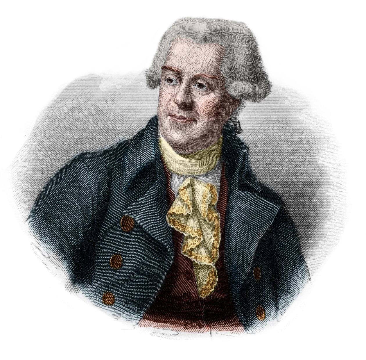Pascal (Pasquale) Paoli (1725-1807) korzikai hazafi és vezető portréja. alkotó: French School