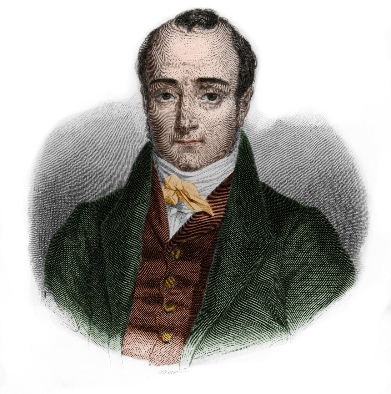Paul Jean Pierre Sauzet (1809-1876) francia politikus portréja. Louis de Cormenin Timon „” LIBRE DES PERSONERS” című művében. 1842. Magángyűjtemény. alkotó: French School