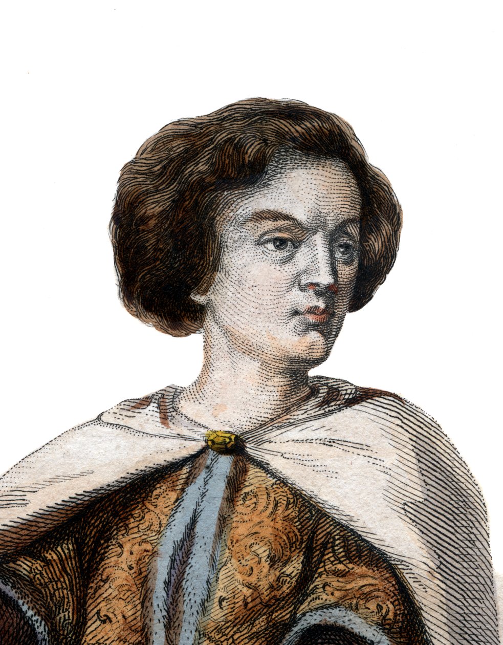 Peter Abelard (Pierre Abailard) (Pierre Abeilard) (1079-1142) francia skolasztikus filozófus, teológus és logikus portréja. alkotó: French School