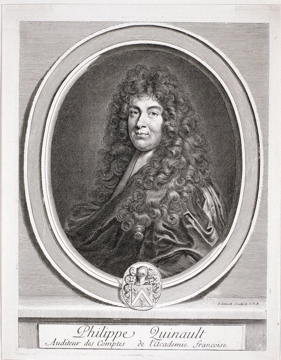 Philippe Quinault (1635-88) portréja alkotó: French School