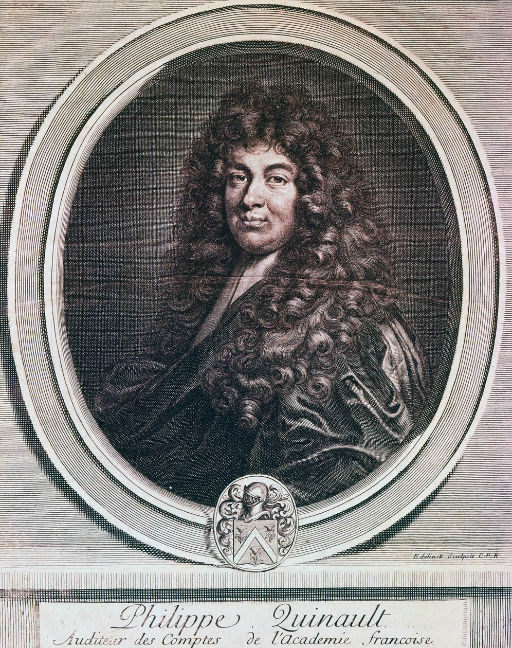 Philippe Quinault portréja alkotó: French School
